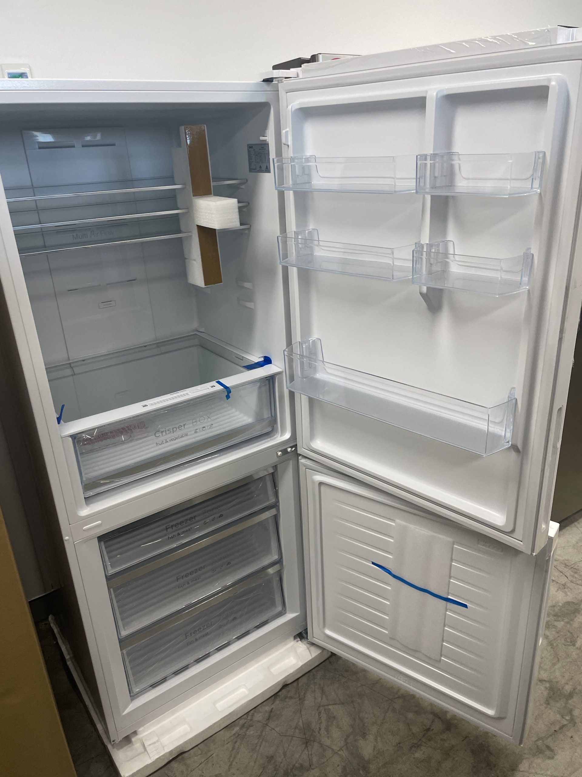 Hisense 483L PureFlat Bottom Mount Fridge Black HRBM483B 2NDS Appliances Online