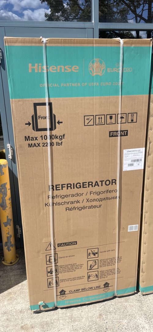 Hisense 512L French Door Fridge (Black) HR6CDFF512C 2NDS Appliances