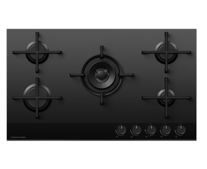 FISHER & PAYKEL 90CM GAS ON GLASS COOKTOP CG905DNGGB4 2NDS Appliances
