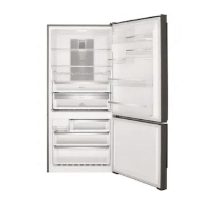 Electrolux 496L Bar Handle Right Hinge Bottom Mount Fridge Dark