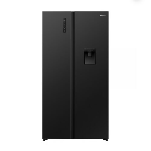 HISENSE 541L PUREFLAT SIDE BY SIDE FRIDGE BLACK HRSBS540BW