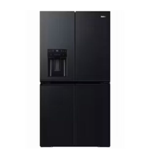 HAIER 601L 600 SERIES QUAD DOOR REFRIGERATOR FREEZER - BLACK HRF680YZC