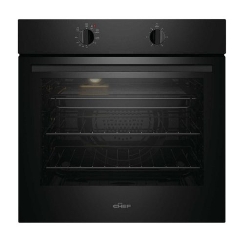 CHEF 60CM ELECTRIC MULTI FUNCTION FAN FORCED BUILT-IN OVEN CVE612DB