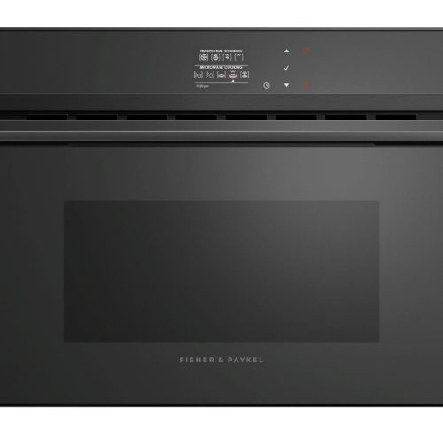 FISHER & PAYKEL SERIES 9 60CM MINIMAL COMPACT COMBI-MICROWAVE OVEN OM60NDBB1